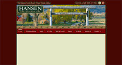 Desktop Screenshot of hansenguestranch.com
